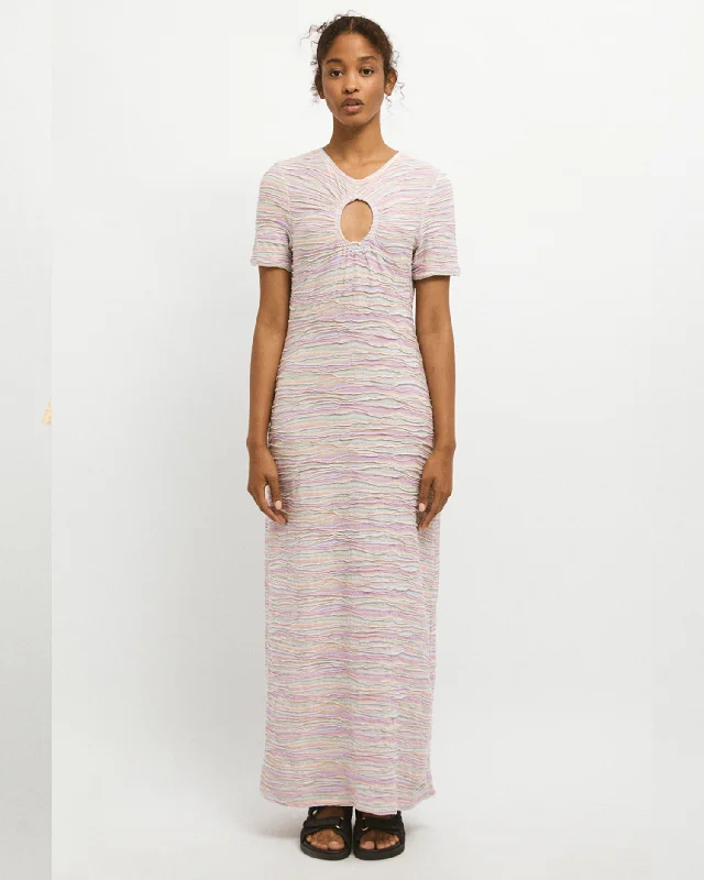 Tecla dress in mermaid multico