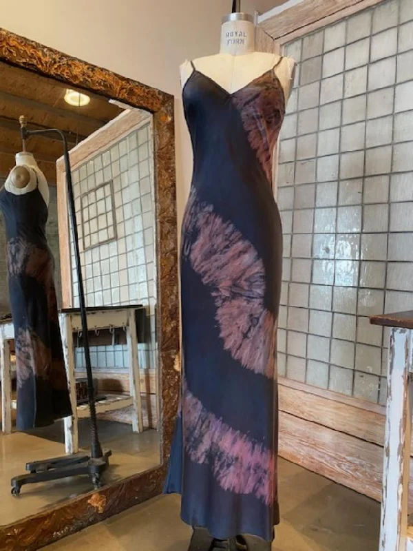 MiJo Silk Maxi Slip Dress