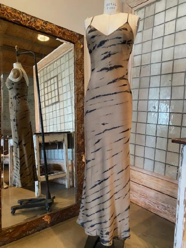 MiJo Silk Maxi Slip Dress