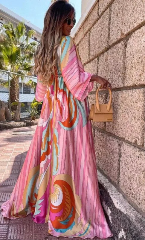 Ladies’ Tropical Palm Dress
