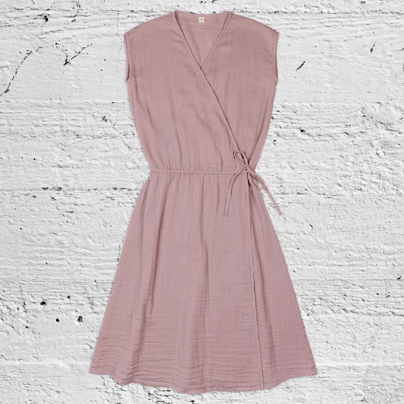 Numero 74 Organic Cotton Grace Dress Dusty Pink