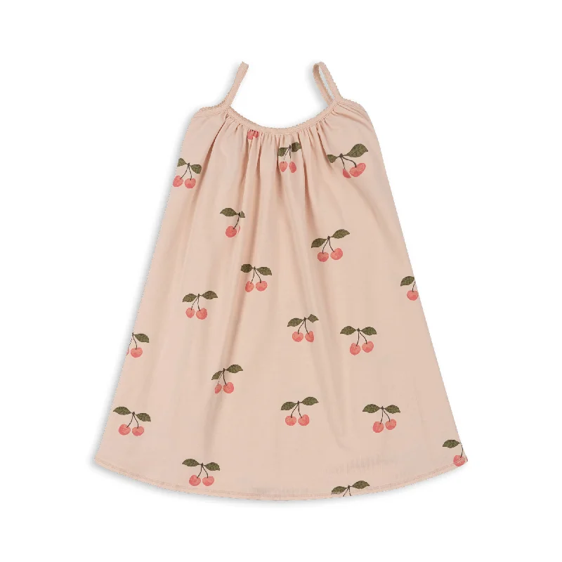Konges Sløjd Basic Strap Dress GOTS Ma Grande Cerise Pink
