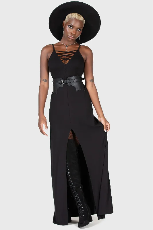 Forgotten Soul Maxi Dress Trendy Fit-and-Flare Maxi Dress