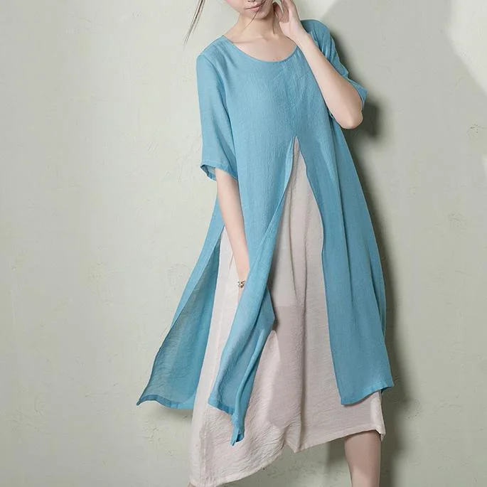 Light blue layered summer dress long cotton maxi dresses plus size Elegant Tiered Maxi Dress Light blue layered summer dress long cotton maxi dresses plus size Elegant Tiered Maxi Dress