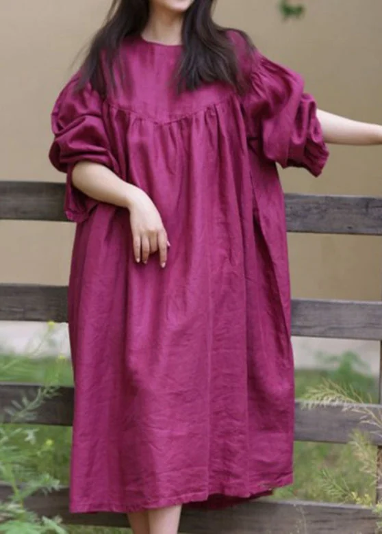 Loose Rose O-Neck Patchwork Wrinkled Maxi Dresses Spring GH1082 Cozy Wrap Maxi Dress Loose Rose O-Neck Patchwork Wrinkled Maxi Dresses Spring GH1082 Cozy Wrap Maxi Dress