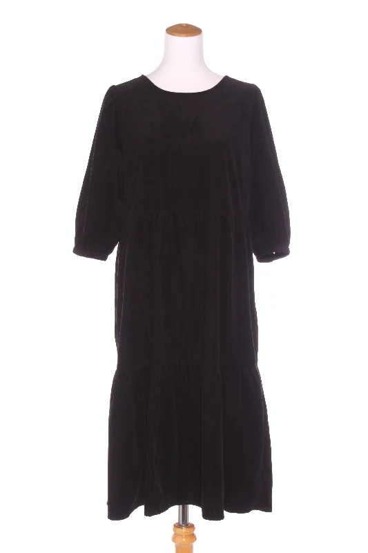 ANKO - Black corduroy midi dress! 12