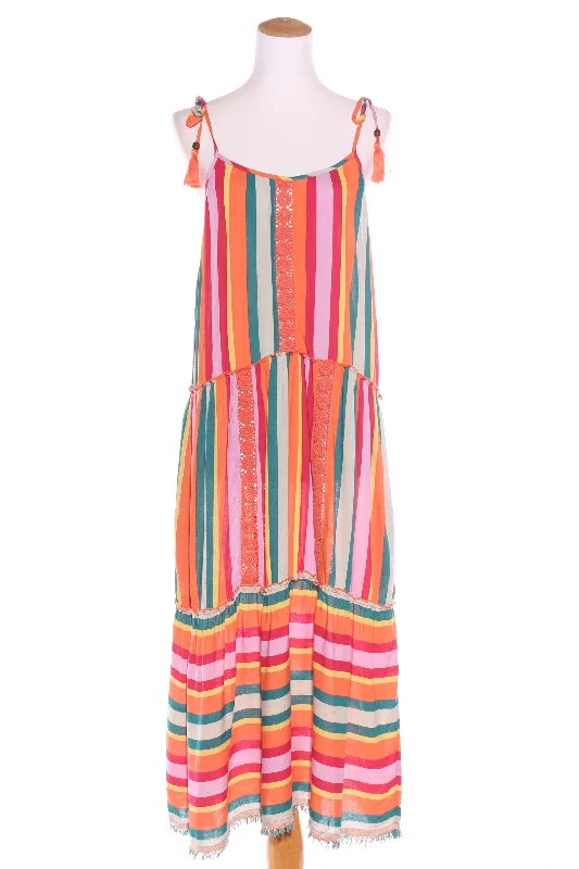 JOOP & GYPSY "Carnival" stripe midi dress! 12