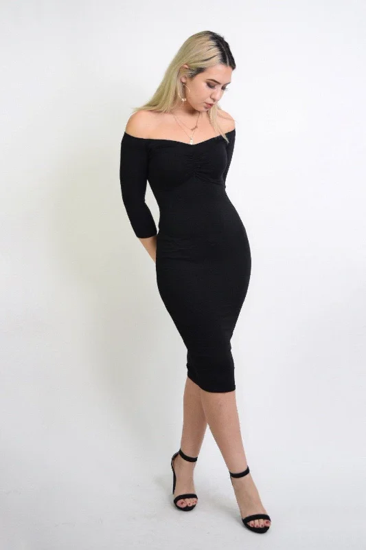 Sabrina, Sweetheart midi dress