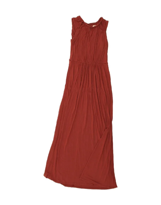 OASIS Womens Sleeveless Maxi Dress UK 10 Small Red