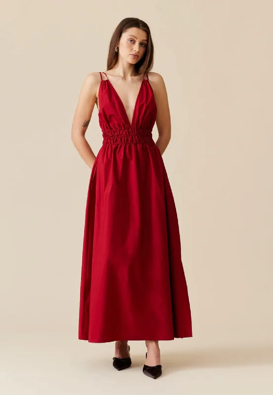 Hero Maxi Dress - Garnet