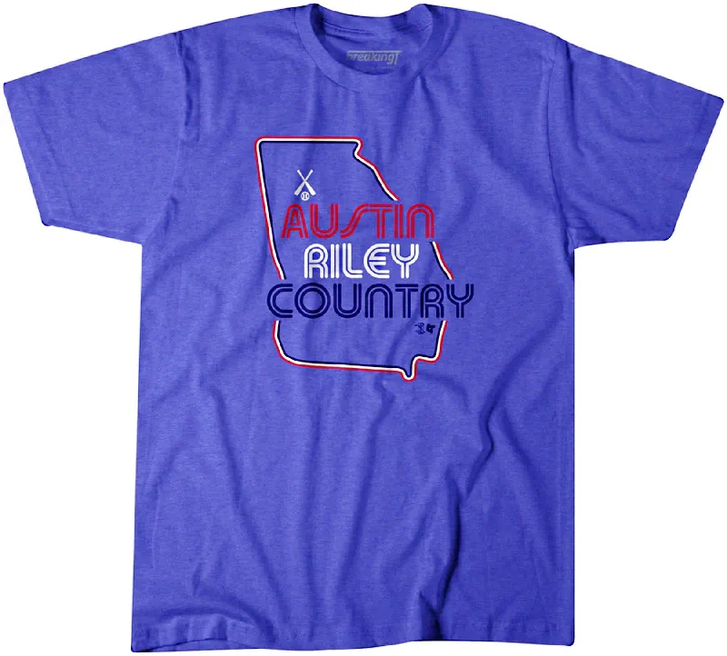 Breaking T's Austin Riley's Country Unisex Braves T-Shirt Mesh Fabric Canvas Fabric Denim Fabric Breaking T's Austin Riley's Country Unisex Braves T-Shirt Mesh Fabric Canvas Fabric Denim Fabric