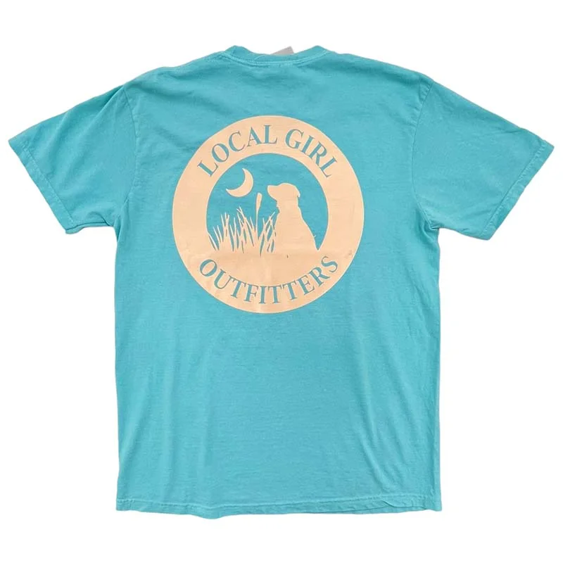 Local Girl Original Logo Short Sleeve T-Shirt in Chalky Mint Cashmere Blend Cotton Blend Poly Blend Local Girl Original Logo Short Sleeve T-Shirt in Chalky Mint Cashmere Blend Cotton Blend Poly Blend
