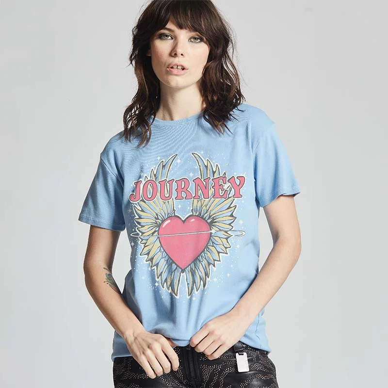Journey Don't Stop Believin' Short Sleeve T-Shirt Chenille Fabric Brocade Fabric Lace Fabric Journey Don't Stop Believin' Short Sleeve T-Shirt Chenille Fabric Brocade Fabric Lace Fabric