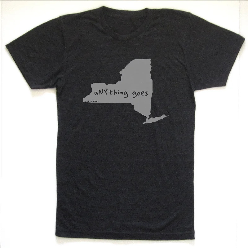 Ready to ship! SALE: New York : aNYthing goes unisex tri-blend tee Layered Multi-layer Single Layer Ready to ship! SALE: New York : aNYthing goes unisex tri-blend tee Layered Multi-layer Single Layer