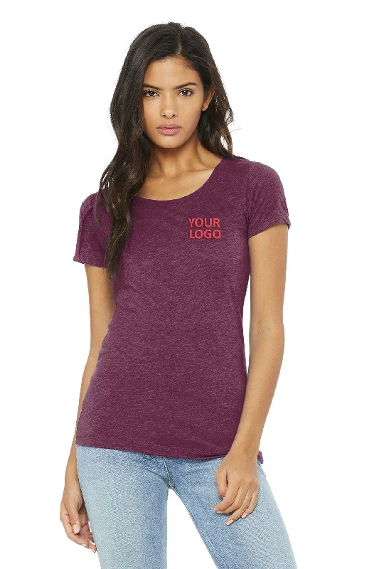 Bella Canvas Ladies Triblend T-Shirt, Maroon