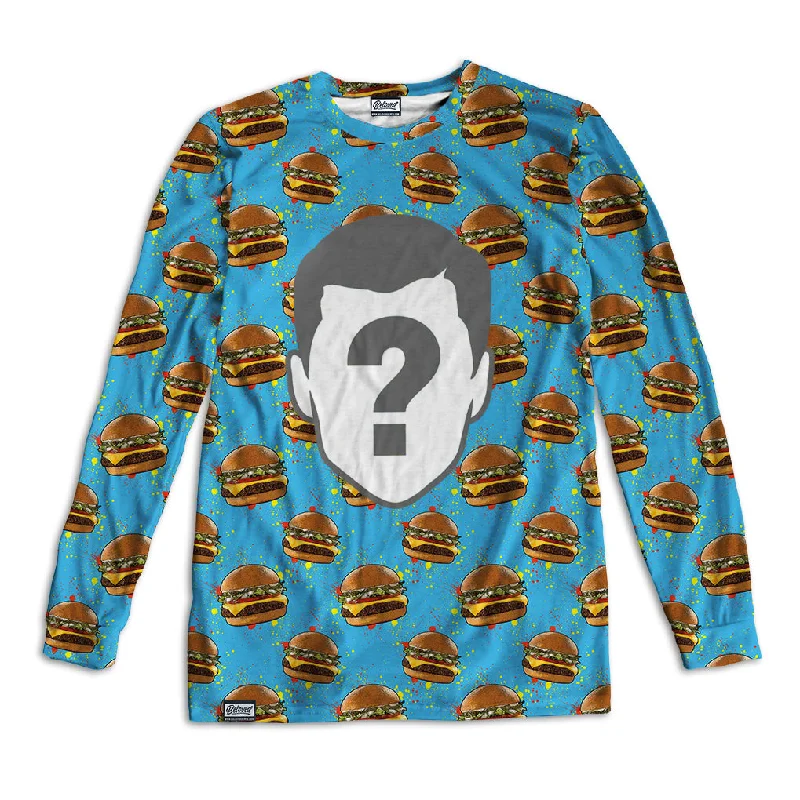 Burger Custom Unisex Long Sleeve Tee