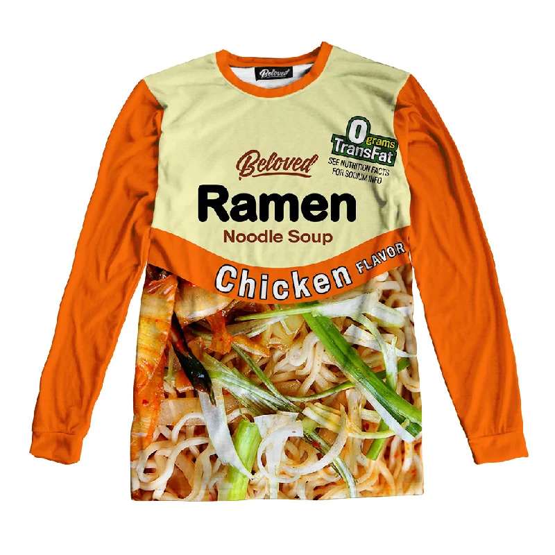 Chicken Ramen Unisex Long Sleeve Tee