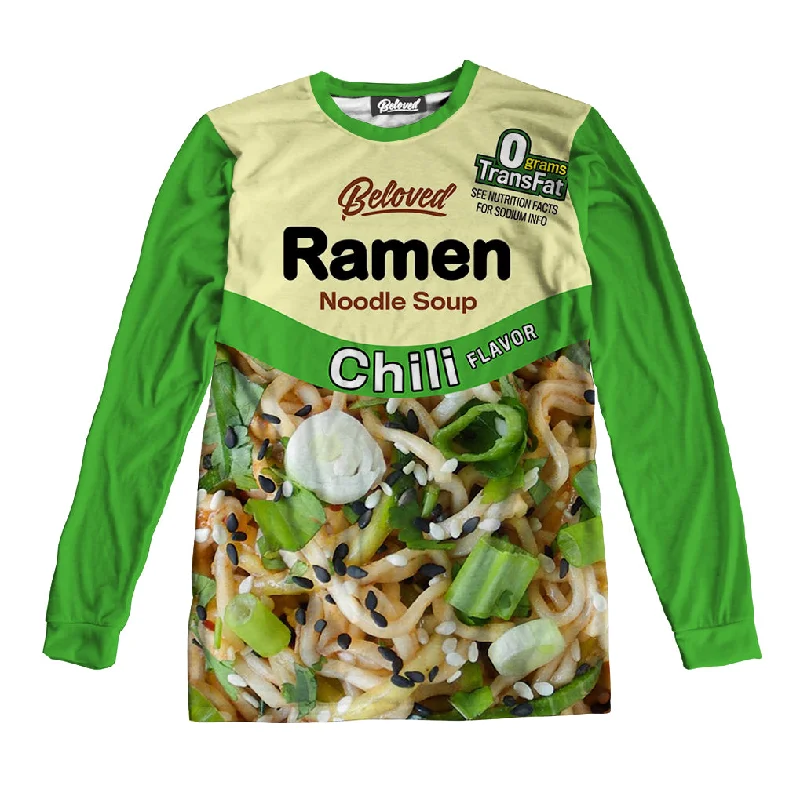 Green Chili Ramen Unisex Long Sleeve Tee