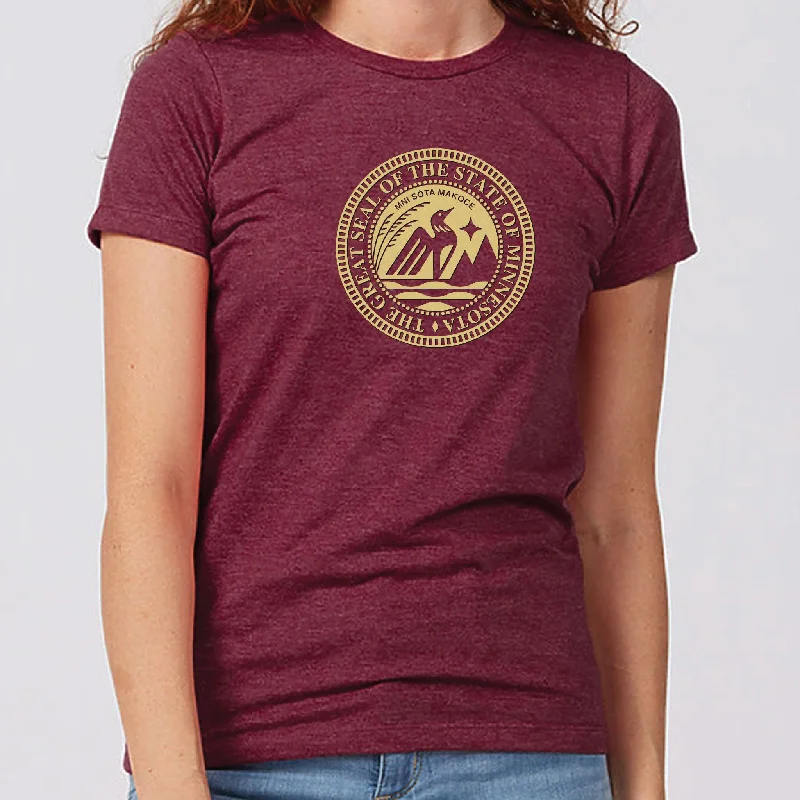 Minnesota State Seal Women's Slim Fit T-Shirt