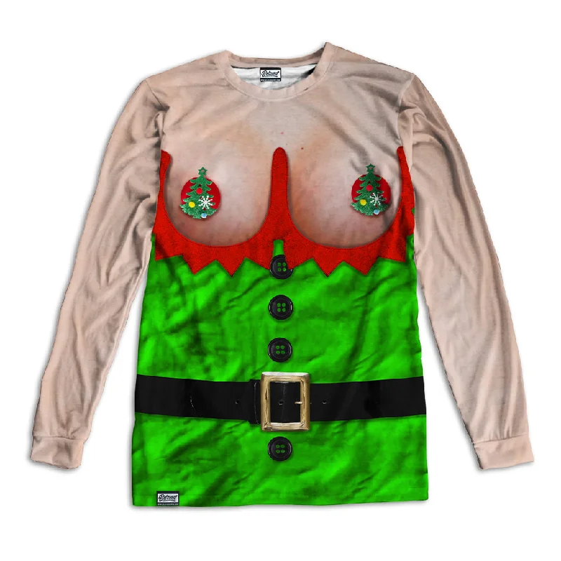 Naked Elf Unisex Long Sleeve Tee