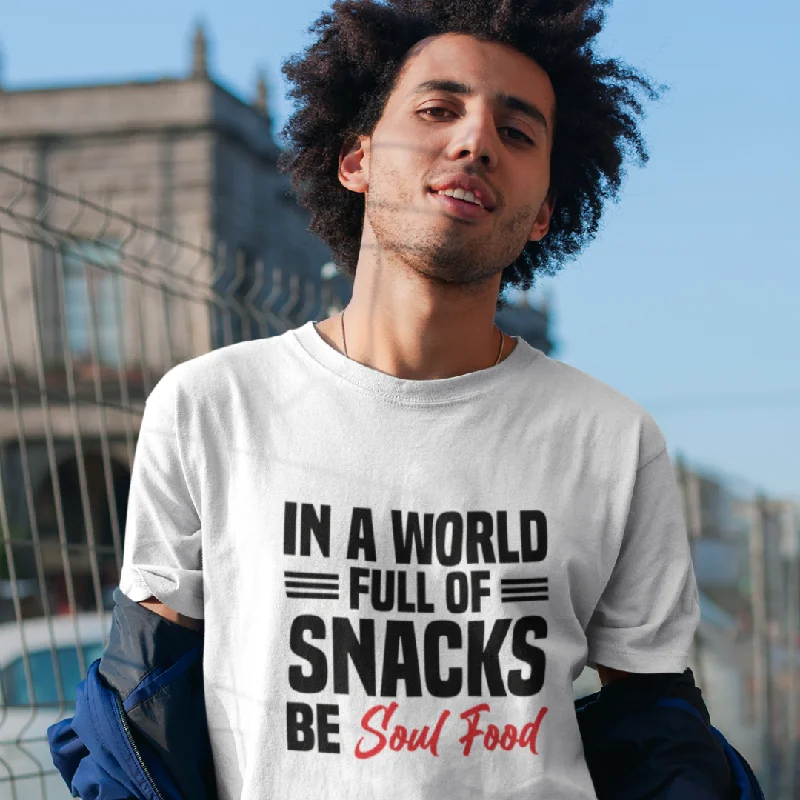 Snacks Be Soul Food Unisex Jersey Short Sleeve Tee