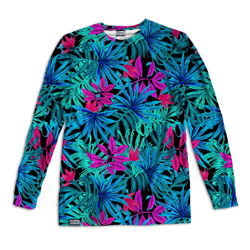 Tropical Leaves Unisex Long Sleeve Tee