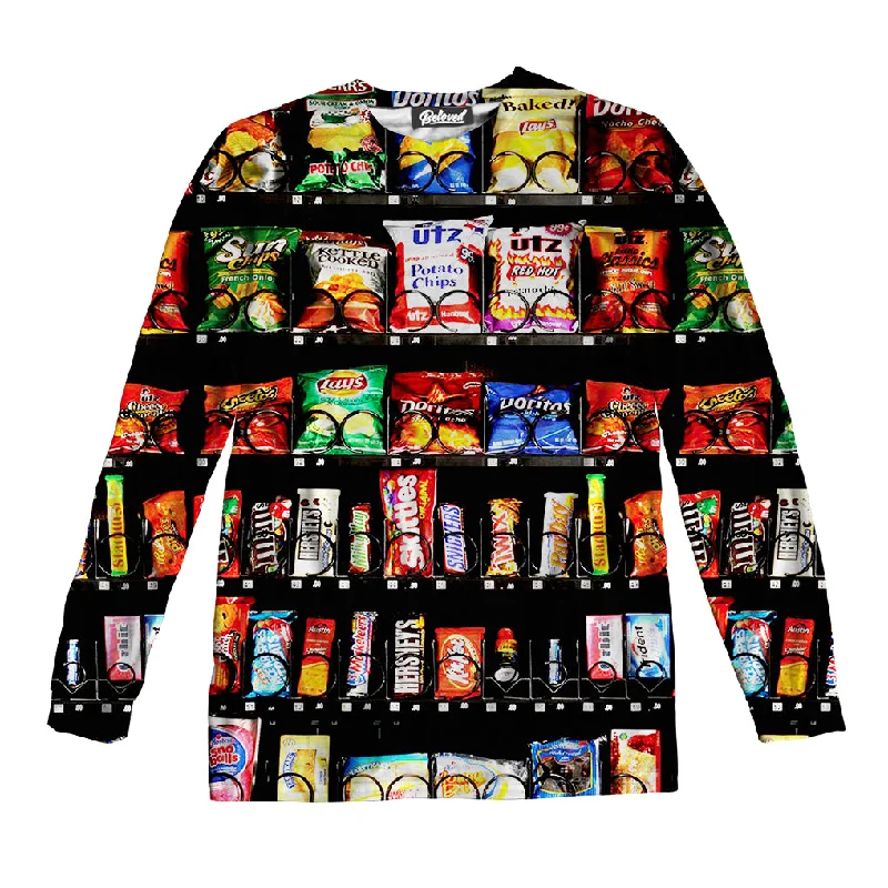 Vending Machine Snacks Unisex Long Sleeve Tee