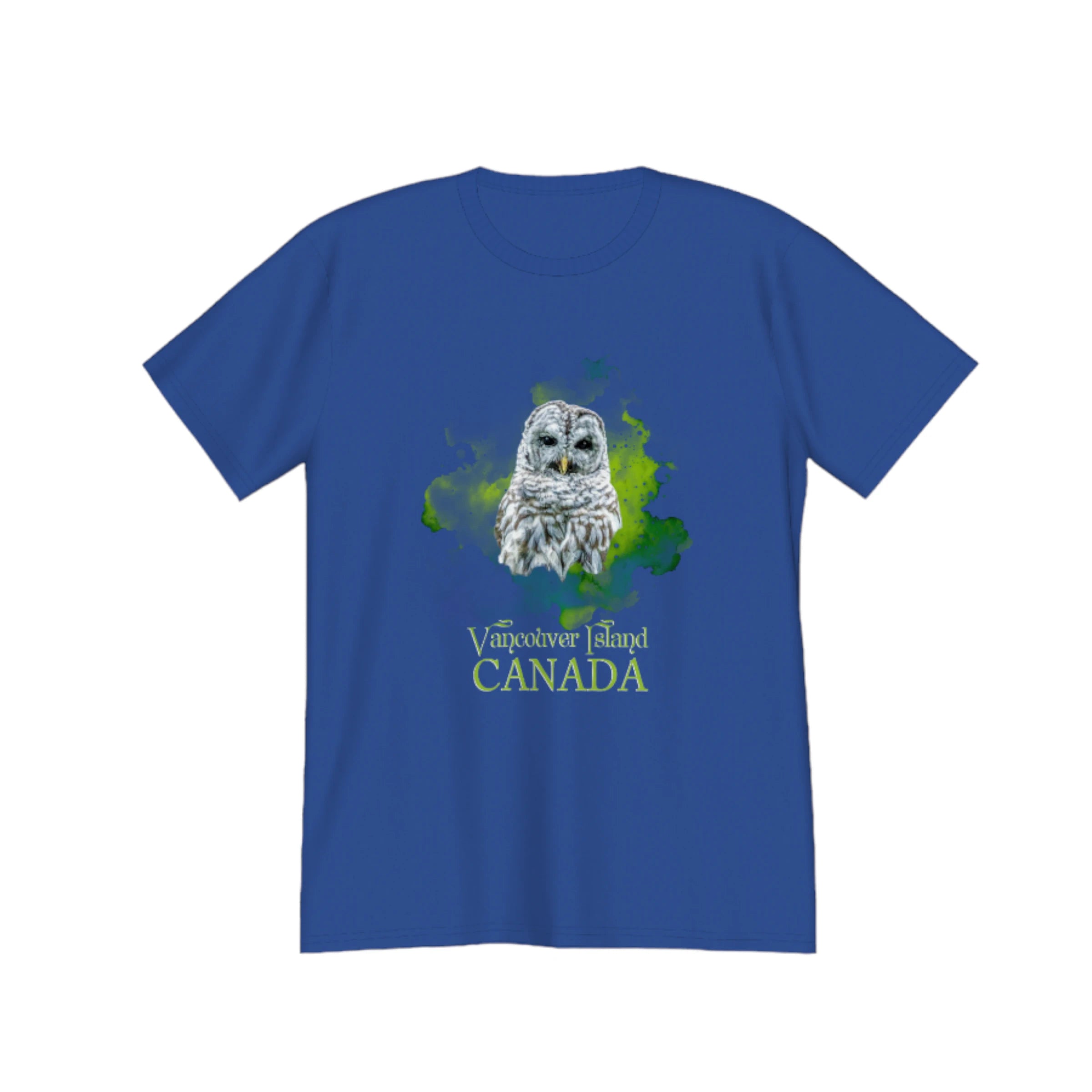 Wise Owl Vancouver Island Canada Premium Unisex T-shirt