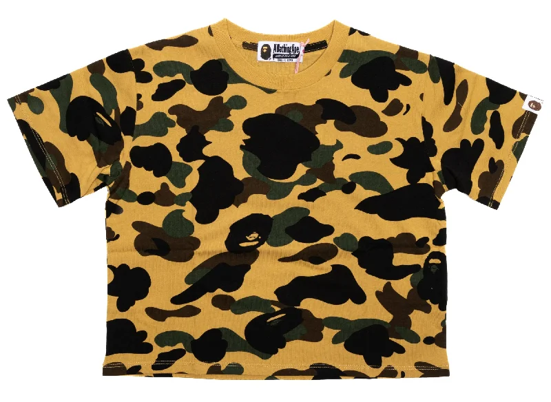 Women's A Bathing Ape 1st Camo Mini Tee in Yellow