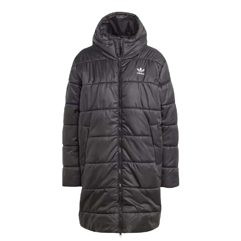 adidas - Women's Adicolor Long Jacket (II8456) Rayon Fabric Velvet Fabric Corduroy Fabric