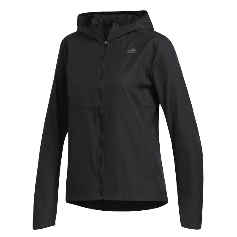 adidas - Women's Own The Run Hooded Windbreaker Jacket (FM6928) Notch Collar Jacket Peter Pan Collar Jacket Cowl Neck Jacket adidas - Women's Own The Run Hooded Windbreaker Jacket (FM6928) Notch Collar Jacket Peter Pan Collar Jacket Cowl Neck Jacket