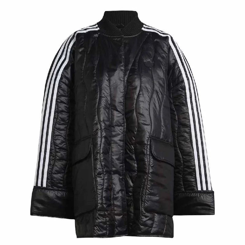 adidas - Women's Premium Quilted Jacket (HK5239) Notch Collar Peter Pan Collar Cowl Neck adidas - Women's Premium Quilted Jacket (HK5239) Notch Collar Peter Pan Collar Cowl Neck