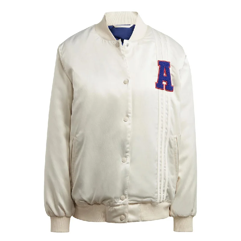 adidas - Women's Satin Collegiate Jacket (IC5215) Boat Neck Shawl Collar Notched Collar adidas - Women's Satin Collegiate Jacket (IC5215) Boat Neck Shawl Collar Notched Collar