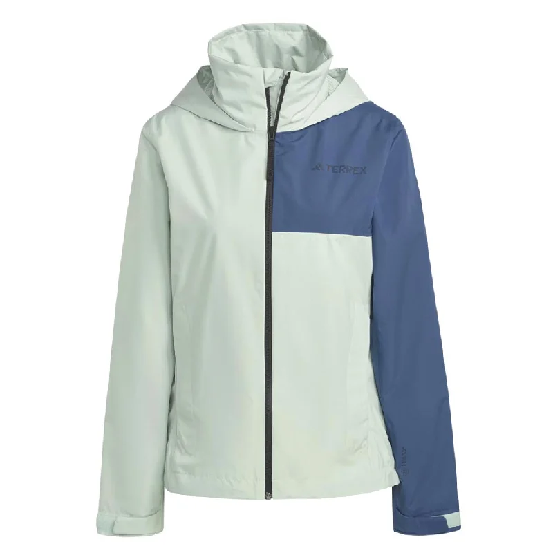 adidas - Women's Terrex Multi Rain.Rdy 2-Layer Jacket (HN5458) Notch Collar Peter Pan Collar Cowl Neck adidas - Women's Terrex Multi Rain.Rdy 2-Layer Jacket (HN5458) Notch Collar Peter Pan Collar Cowl Neck