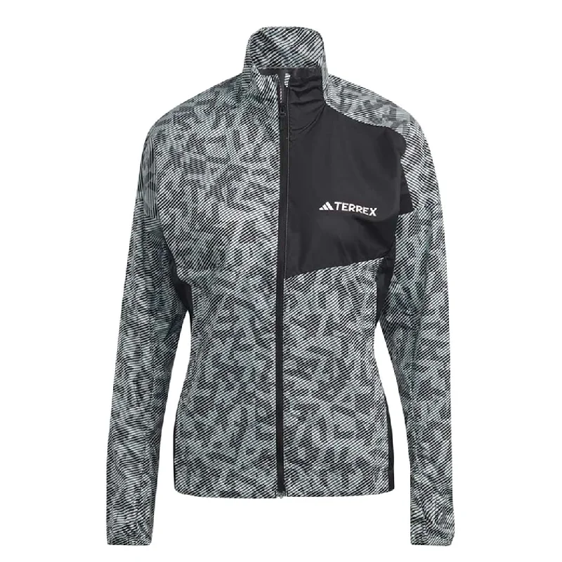adidas - Women's Terrex Trail Windbreaker Jacket (HZ5328) Cotton Fabric Linen Fabric Terry Fabric adidas - Women's Terrex Trail Windbreaker Jacket (HZ5328) Cotton Fabric Linen Fabric Terry Fabric