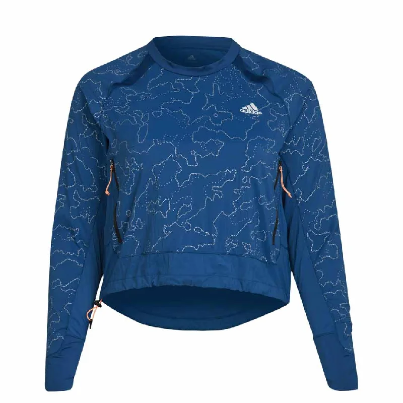 adidas - Women's X-City Running Crewneck Cover Up Jacket (HN0708) Quilted Jacket Puffer Jacket Insulated Jacket adidas - Women's X-City Running Crewneck Cover Up Jacket (HN0708) Quilted Jacket Puffer Jacket Insulated Jacket