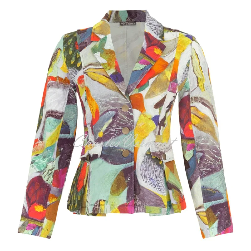 Dolcezza 'Botanica' Blazer Jacket - Style 24700 Fleece Fabric Down Fabric Feather Fabric Dolcezza 'Botanica' Blazer Jacket - Style 24700 Fleece Fabric Down Fabric Feather Fabric