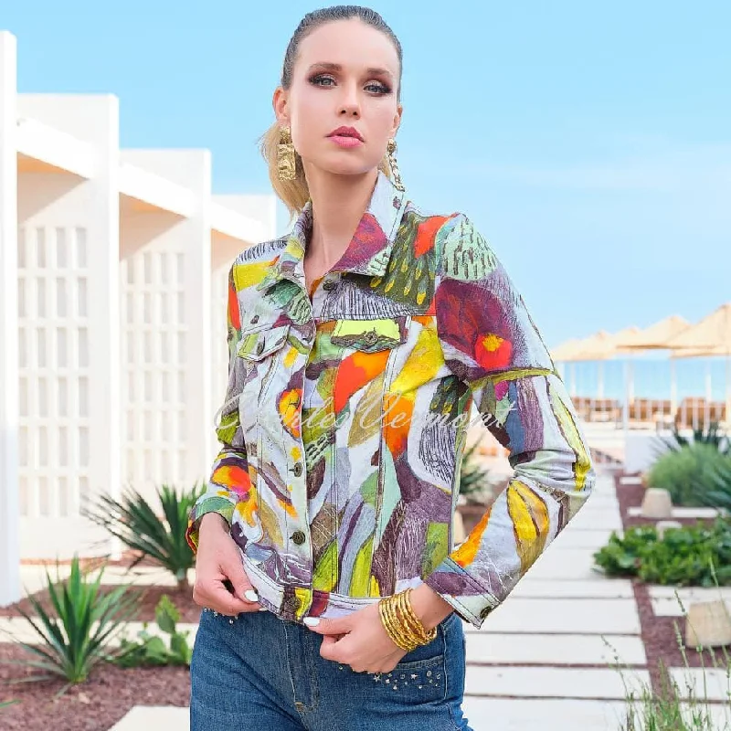 Dolcezza 'Botanica' Jacket - Style 24699 Nylon Fabric Polyester Fabric Spandex Fabric Dolcezza 'Botanica' Jacket - Style 24699 Nylon Fabric Polyester Fabric Spandex Fabric
