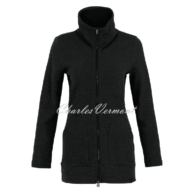 Dolcezza Zip Jacket - Style 73210 (Black) Nylon Jacket Polyester Jacket Spandex Jacket Dolcezza Zip Jacket - Style 73210 (Black) Nylon Jacket Polyester Jacket Spandex Jacket