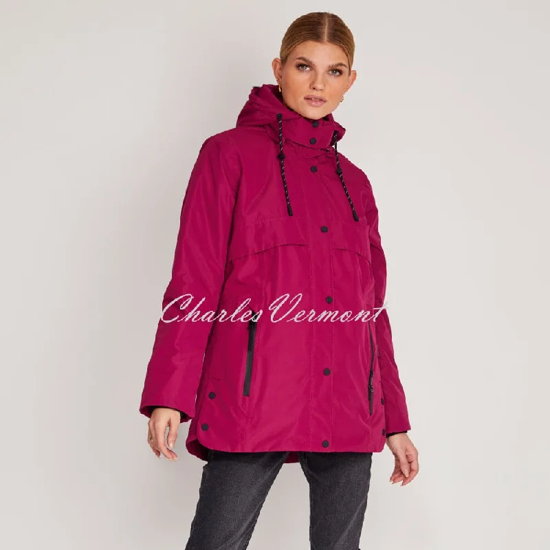 Frandsen Jacket - Style 755-448-57 (Raspberry) Welt Pockets Slit Pockets Flap Pockets Frandsen Jacket - Style 755-448-57 (Raspberry) Welt Pockets Slit Pockets Flap Pockets