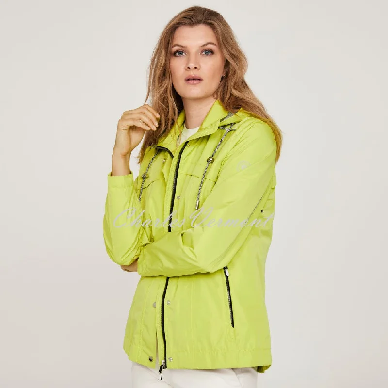 Frandsen Lightweight Jacket - Style 655-162-81 (Lime Green) Zippered Front Buttoned Front Snap Front Frandsen Lightweight Jacket - Style 655-162-81 (Lime Green) Zippered Front Buttoned Front Snap Front