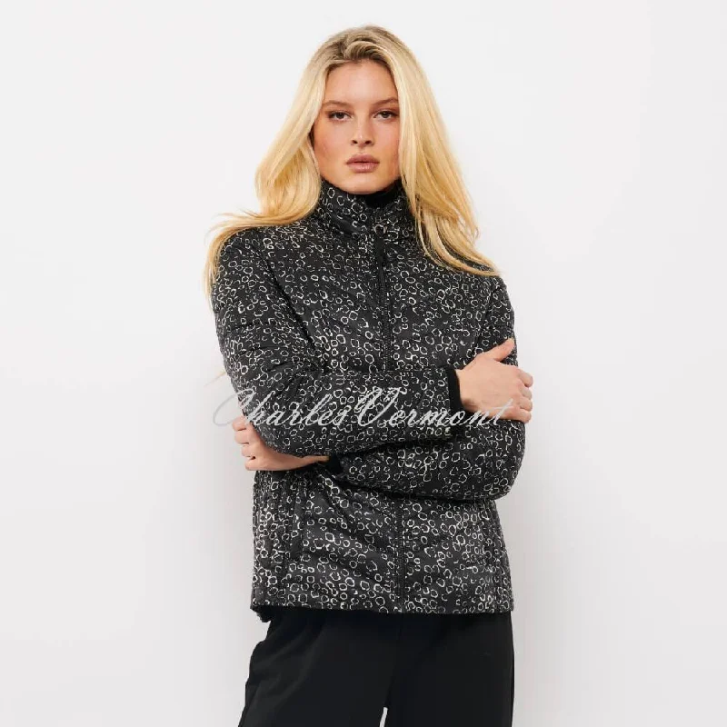 Frandsen Lightly Padded Reversible Jacket - Style 526-588-9090 (Black / Grey) Collared Jacket Crew Neck Jacket Turtle Neck Jacket Frandsen Lightly Padded Reversible Jacket - Style 526-588-9090 (Black / Grey) Collared Jacket Crew Neck Jacket Turtle Neck Jacket