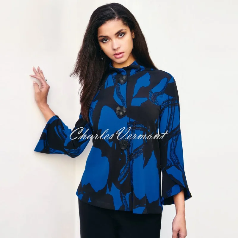Frank Lyman Abstract Print Jacket - Style 243271 Zippered Jacket Buttoned Jacket Snapped Jacket Frank Lyman Abstract Print Jacket - Style 243271 Zippered Jacket Buttoned Jacket Snapped Jacket