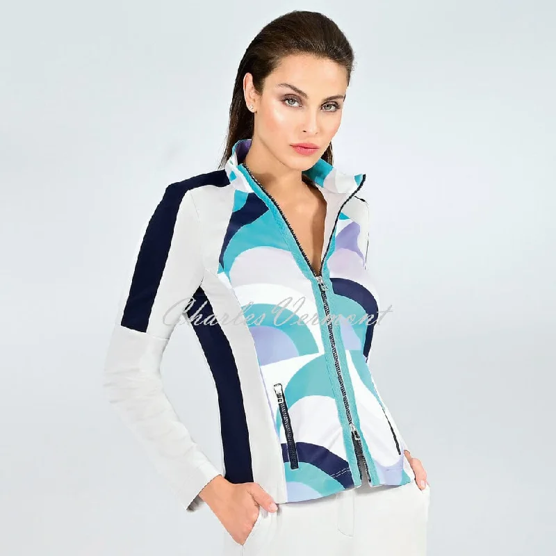 I'cona Printed Zip Jacket - Style 67264-60220-76 Nylon Jacket Polyester Jacket Spandex Jacket I'cona Printed Zip Jacket - Style 67264-60220-76 Nylon Jacket Polyester Jacket Spandex Jacket