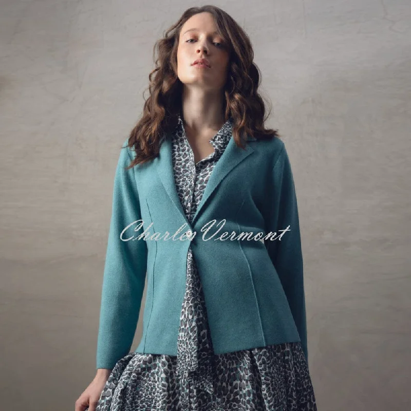 Marble Knit Blazer Jacket - Style 7597-223 (Sea Foam) Anorak Shell Jacket Lightweight Jacket Marble Knit Blazer Jacket - Style 7597-223 (Sea Foam) Anorak Shell Jacket Lightweight Jacket