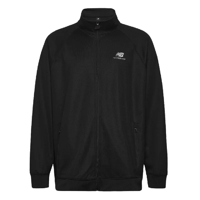 New Balance - Unisex Uni-ssentials Track Jacket (UJ23500 BK) Nylon Jacket Polyester Jacket Spandex Jacket New Balance - Unisex Uni-ssentials Track Jacket (UJ23500 BK) Nylon Jacket Polyester Jacket Spandex Jacket