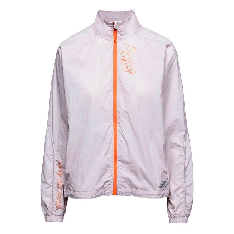 New Balance - Women's Run Light Jacket (WJ21265 SOI) Fleece Jacket Down Jacket Feather Jacket New Balance - Women's Run Light Jacket (WJ21265 SOI) Fleece Jacket Down Jacket Feather Jacket