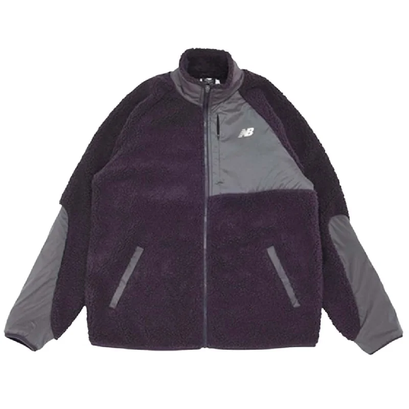 New Balance - Women's Speed Sherpa Jacket (WJ33285 ILL) Stand-Up Collar Roll-Neck Collar Turtle Neck New Balance - Women's Speed Sherpa Jacket (WJ33285 ILL) Stand-Up Collar Roll-Neck Collar Turtle Neck