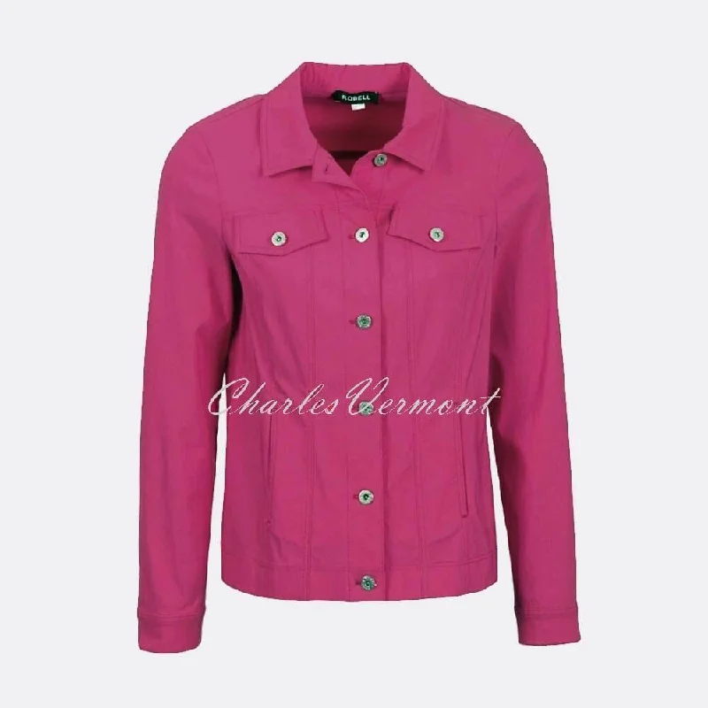 Robell Happy Jacket 57609-5499-480 (Raspberry) Rayon Jacket Velvet Jacket Corduroy Jacket Robell Happy Jacket 57609-5499-480 (Raspberry) Rayon Jacket Velvet Jacket Corduroy Jacket