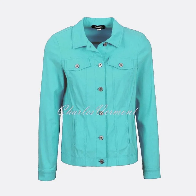 Robell Happy Jacket 57609-5499-750 (Pacific Turquoise) Nylon Jacket Polyester Jacket Spandex Jacket Robell Happy Jacket 57609-5499-750 (Pacific Turquoise) Nylon Jacket Polyester Jacket Spandex Jacket